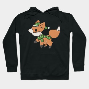 Cute Christmas Winter Fox/Wolf/Fuchs Animal Hoodie